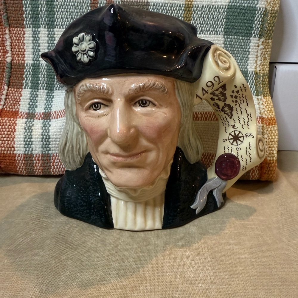 Royal Doulton Black and Cream Decorative Jug